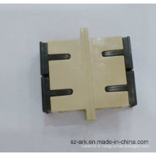 Adaptateur duplex optique de fibre de Sc Sm Dx avec l&#39;arche de couleur beige